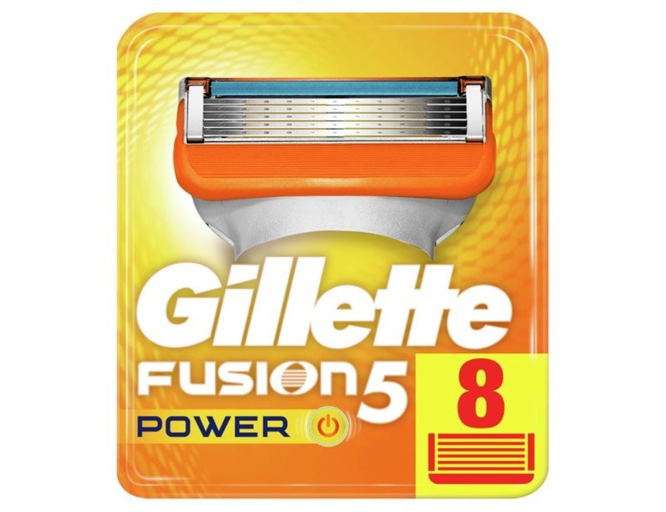 Gillette Fusion Power лезвия для бритвы 8 шт 7702018877621