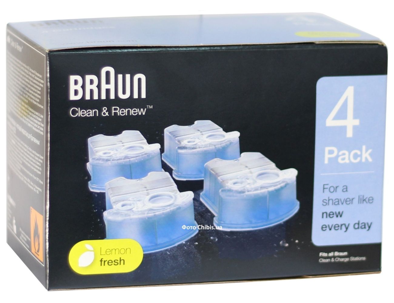 Картридж Braun CCR4 Clean Renew с чистящей жидкостью