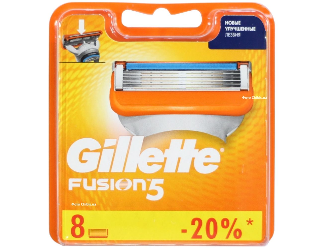 Кассеты для бритья Gillette Fusion 8 шт.