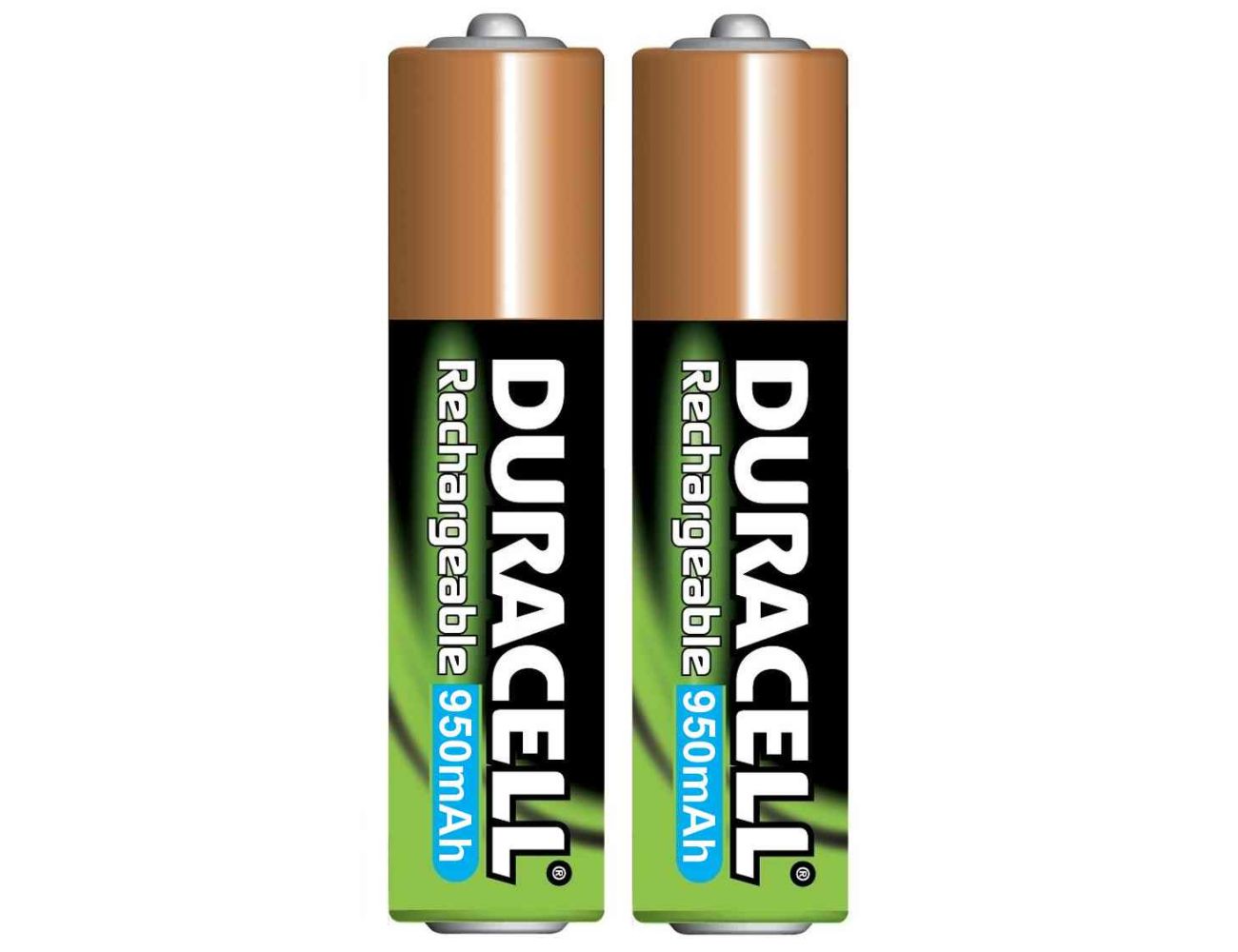 Аккумуляторные батарейки ААА Duracell 950 mAh (HR03, Ni-Mh, 1.2V) 2/2 шт. 5000394099678