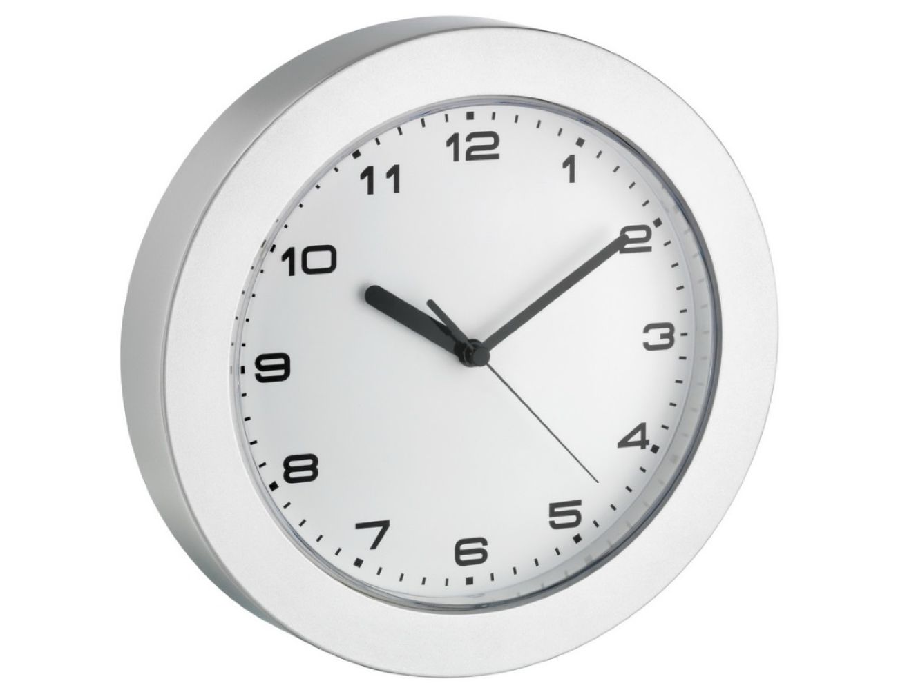 Часы настенные TFA 60302254 серебристые