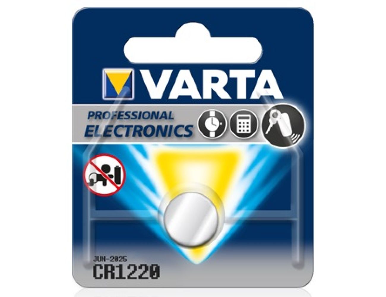 Батарейка CR1220 Varta 3V Литиевая 1 шт.