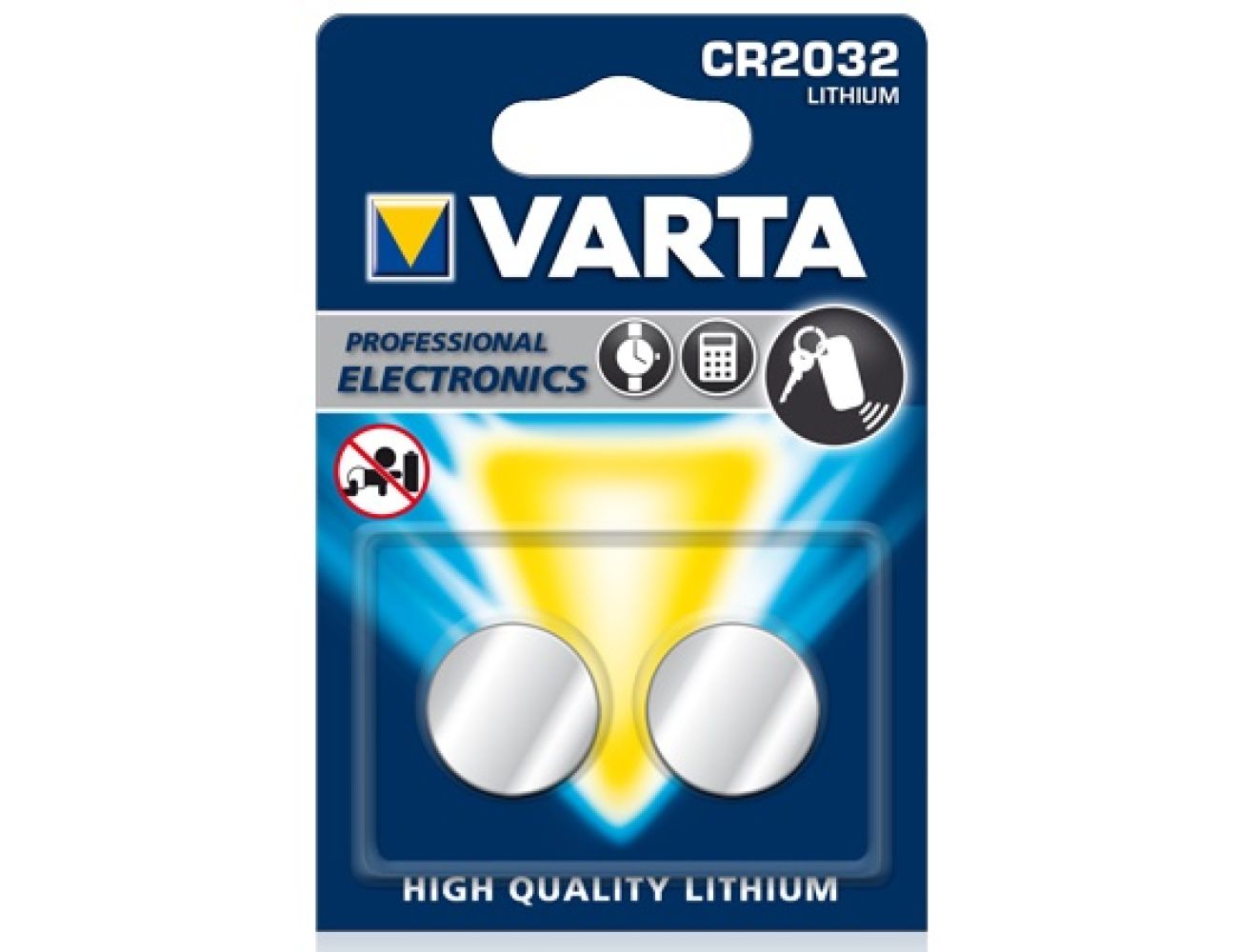 Батарейка Varta CR2032 Professional Electronics 3V Lithium 06032101402 2/2