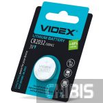 Батарейка Videx CR 2032 3V Lithium 1 шт