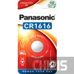 Батарейка CR 1616 Panasonic Литиевая 3V CR-1616EL/1B