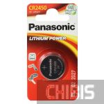 Батарейка CR2450 Panasonic 3V Литиевая 1 шт.
