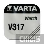 Батарейка 317 Varta SR62 1.55V Оксид Серебра 1 шт.