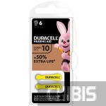 Батарейка DURACELL HA 10 упаковка на 6 шт. 96091449