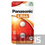 Батарейка LR44 Panasonic Alkaline 1.5V 2 шт.