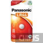 Батарейка LR44 Panasonic AG13 / V13GA / 1154 Alkaline блистер 1/1 шт