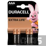 Батарейка Duracell LR03 MN2400 1.5V Alkaline 4 шт. 5000394052543