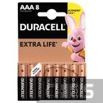 Батарейка ААА Duracell Basic LR03 1.5V Alkaline 8 шт. 5000394203341
