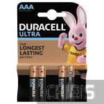 Батарейка Duracell LR03 Ultra Power AAA, 1.5V, Alkaline блистер 4 шт.