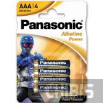 Батарейка Panasonic Alkaline Power LR03 ААА 1.5V Power Rangers 4 шт. 