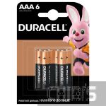 Батарейка Duracell LR03 MN2400 1.5V Alkaline 6 шт. 5000394107472