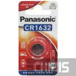 Батарейка CR1632 Panasonic 3V Литиевая