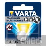 Батарейка Varta CR1616 Professional Electronics (55mAh, 3V, Литиевая) 06616101401