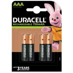 Аккумуляторные батарейки HR03 Duracell 750 mAh AAA Ni-Mh, 1.2V 4 шт. 5000394045019
