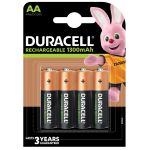 Аккумуляторные батарейки АА Duracell 1300 mAh R6, Ni-Mh, 1.2V 4 шт. 5000394044982