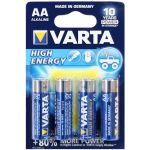 Батарейка АА Varta High Energy LR06 1.5V Alkaline блистер 4/4 шт.