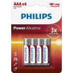 Батарейки Philips AAA Power Alkaline 4 шт