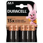 Батарейка Duracell LR06 MN1500 1.5V alkaline 5 шт 5000394160651