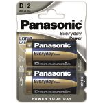 Батарейка LR20 Panasonic Everyday Power D 1.5V Alkaline блистер 2/2 шт.