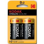 Батарейка KODAK XtraLife LR20 1.5V alkaline 2 шт. 
