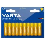 Батарейки AA Varta Longlife LR06 1.5V Alkaline блистер 10 шт.