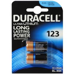 Батарейка Duracell 123A Ultra  3V 1/2 шт блистер 5000394020320