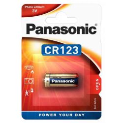 Батарейка CR123A Panasonic Литиевая 3V 1 шт. CR-123AL/1BP