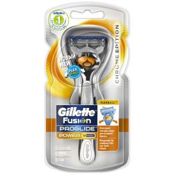 Gillette Flexball Fusion ProGlide Power Chrome Edition бритва с 1 кассетой 7702018388769