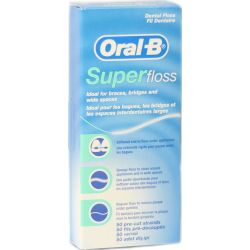 Нитка для зубов Oral-B Super Floss 50 шт. (5010622008204)