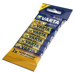 Батарейка ААА Varta Longlife Extra LR03 1.5V Alkaline пленка 8/8 шт.