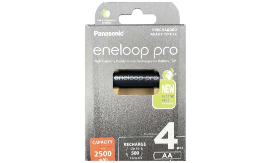 Аккумуляторные батарейки АА 2500 mAh Eneloop Pro Panasonic Ni-MH BK-3HCDE/4BE