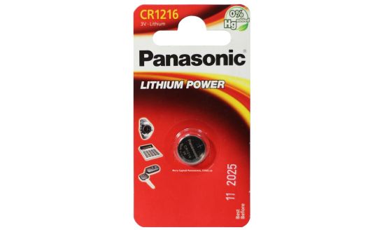 Батарейка CR 1216 Panasonic 3V Литиевая