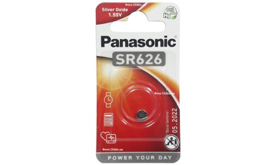 Батарейка SR 626 / 377 Panasonic 1.55V Silver Oxide