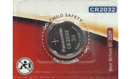 Батарейка Panasonic CR 2032 3V lithium 1 шт. отрывная