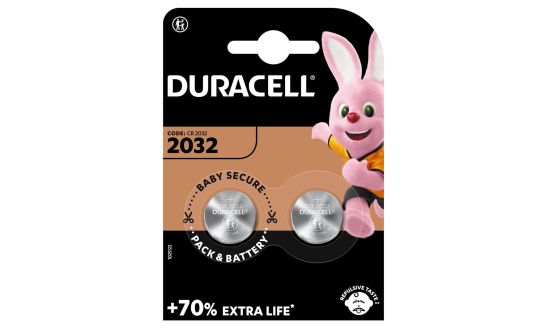 Батарейка CR2032 Duracell 3V Lithium 2 шт.