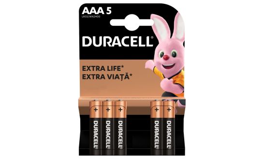 Батарейка Duracell LR03 MN2400 Alkaline Basic 5 шт. (Батарейка)