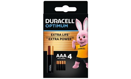 Батарейка LR03 DURACELL Optimum 4 шт.