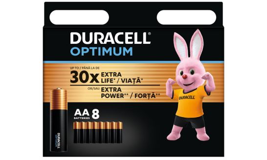 Батарейка LR06 DURACELL Optimum 8 шт.