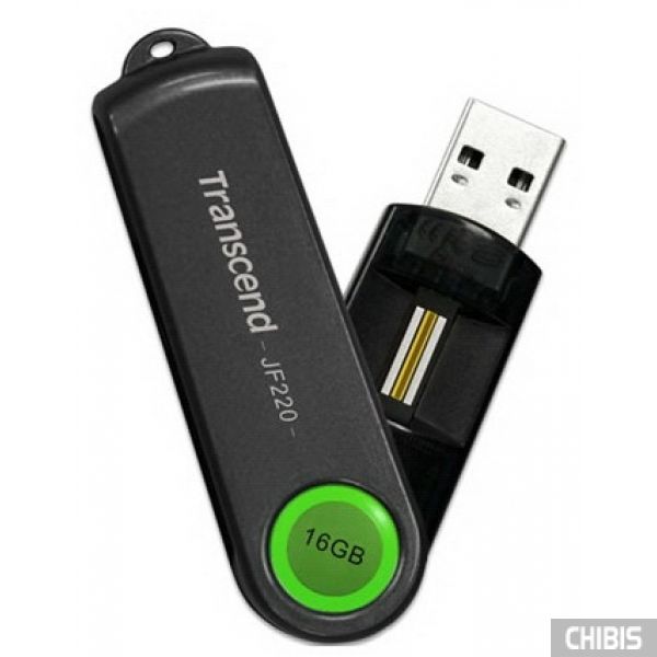 Флеш накопитель USB TRANSCEND JetFlash 220 16GB (cканер)