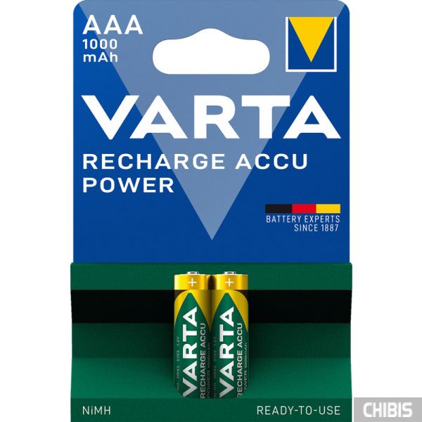 Аккумулятор Varta AAA 1000 mAh Ni-MH 2 шт. 5703