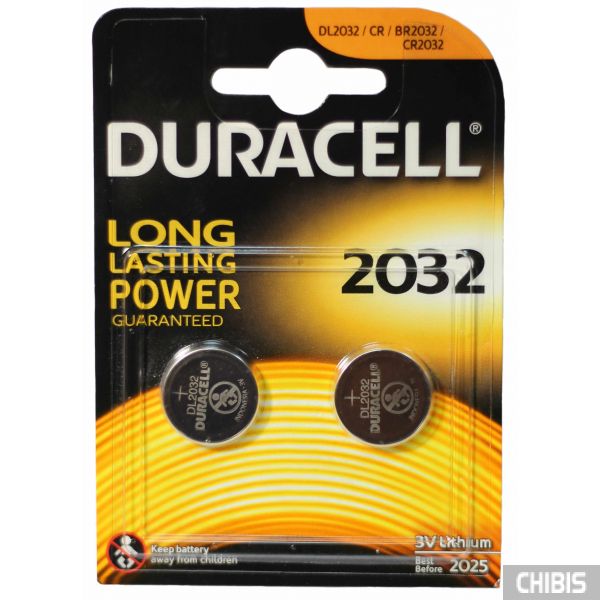 Батарейка 2032 Duracell DL2032 3V Lithium 2 шт