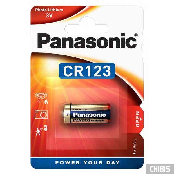 Батарейка CR 123 Panasonic 3V Lithium