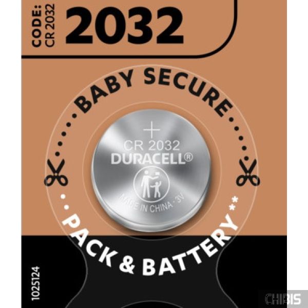 Батарейка CR-2032 Duracell 3V Lithium 1 шт. отрывная