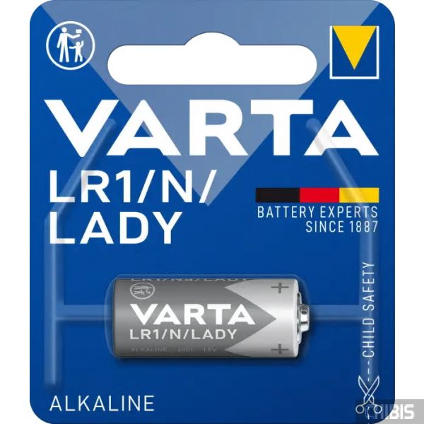 Батарейка Varta LR 1 Alkaline 1.5V 1 шт
