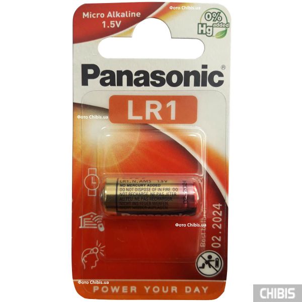 Батарейка LR1 Panasonic 1.5 V Alkaline