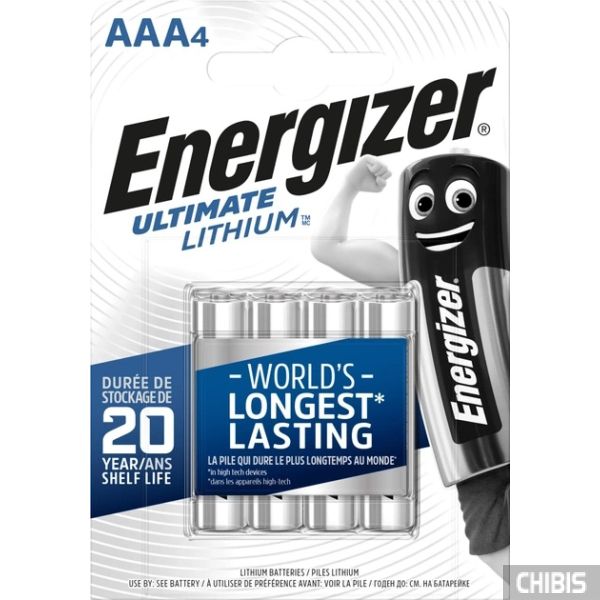 Батарейки Energizer Ultimate Lithium AAA 1.5V 4 шт